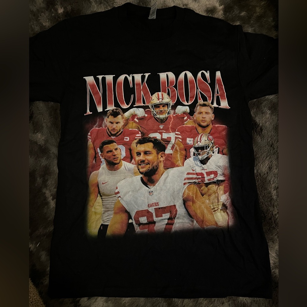 San Francisco 49ers nick bosa graphic shirt